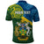 Personalised Solomon Islands Polo Shirt Tropical Leaves With Melanesian Pattern LT14 - Polynesian Pride