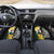 New Zealand and South Africa Rugby Custom Car Mats Maori Silver Fern Springbok Together - Polynesian Pride