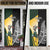 New Zealand and South Africa Rugby Custom Door Cover Maori Silver Fern Springbok Together - Polynesian Pride