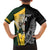 New Zealand and South Africa Rugby Custom Family Matching Long Sleeve Bodycon Dress and Hawaiian Shirt Maori Silver Fern Springbok Together - Polynesian Pride