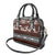 Bula Fiji Shoulder Handbag Fijian Tapa Masi With Hibiscus Flowers LT14 - Polynesian Pride