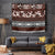 Bula Fiji Tapestry Fijian Tapa Masi With Hibiscus Flowers LT14 Brown - Polynesian Pride