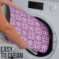 Poni Palaka Quilt Hawaii Bathroom Set Hawaiian Tropical Monstera Sea Turtle