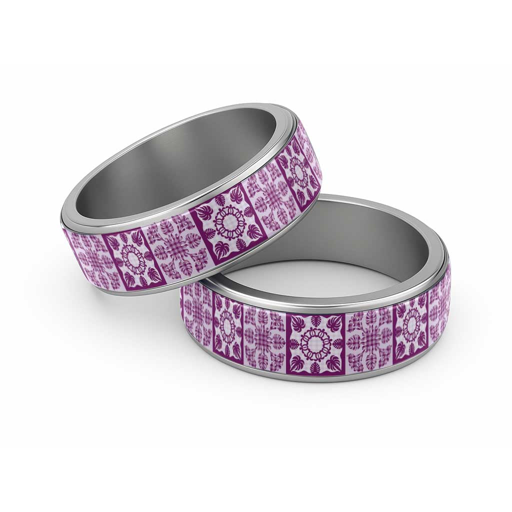 Poni Palaka Quilt Hawaii Classic Ring Hawaiian Tropical Monstera Sea Turtle