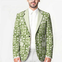 Omaomao Palaka Quilt Hawaii Blazer Hawaiian Tropical Monstera Sea Turtle LT14 - Polynesian Pride