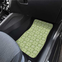 Omaomao Palaka Quilt Hawaii Car Mats Hawaiian Tropical Monstera Sea Turtle