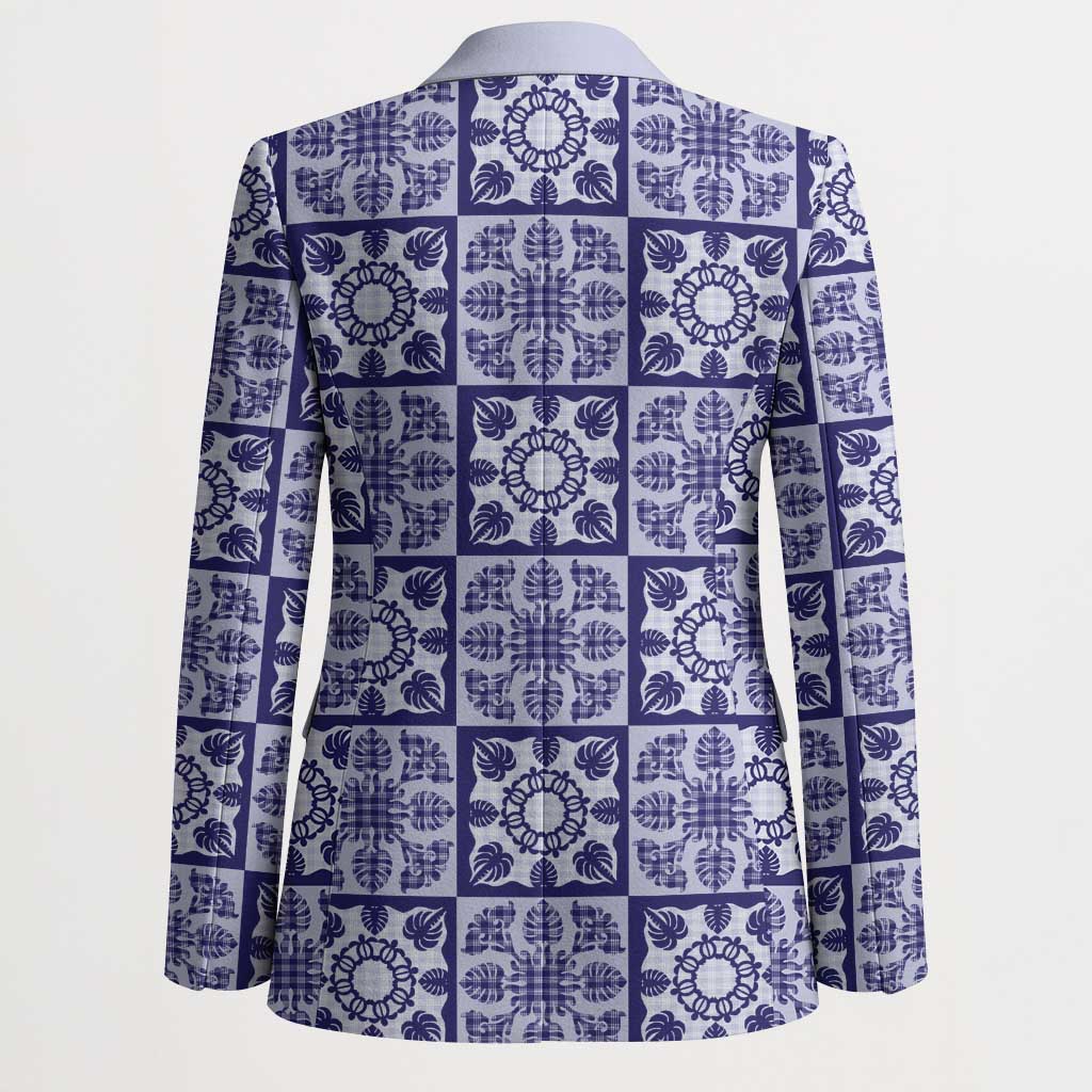Polu Palaka Quilt Hawaii Blazer Hawaiian Tropical Monstera Sea Turtle LT14 - Polynesian Pride