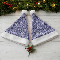 Polu Palaka Quilt Hawaii Christmas Santa Hat Hawaiian Tropical Monstera Sea Turtle