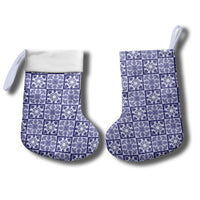 Polu Palaka Quilt Hawaii Christmas Stocking Hawaiian Tropical Monstera Sea Turtle