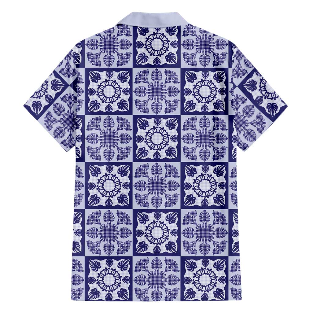 Polu Palaka Quilt Hawaii Family Matching Off Shoulder Maxi Dress and Hawaiian Shirt Hawaiian Tropical Monstera Sea Turtle LT14 - Polynesian Pride