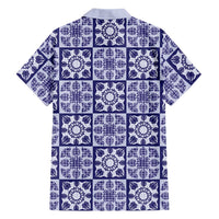 Polu Palaka Quilt Hawaii Family Matching Off Shoulder Short Dress and Hawaiian Shirt Hawaiian Tropical Monstera Sea Turtle LT14 - Polynesian Pride