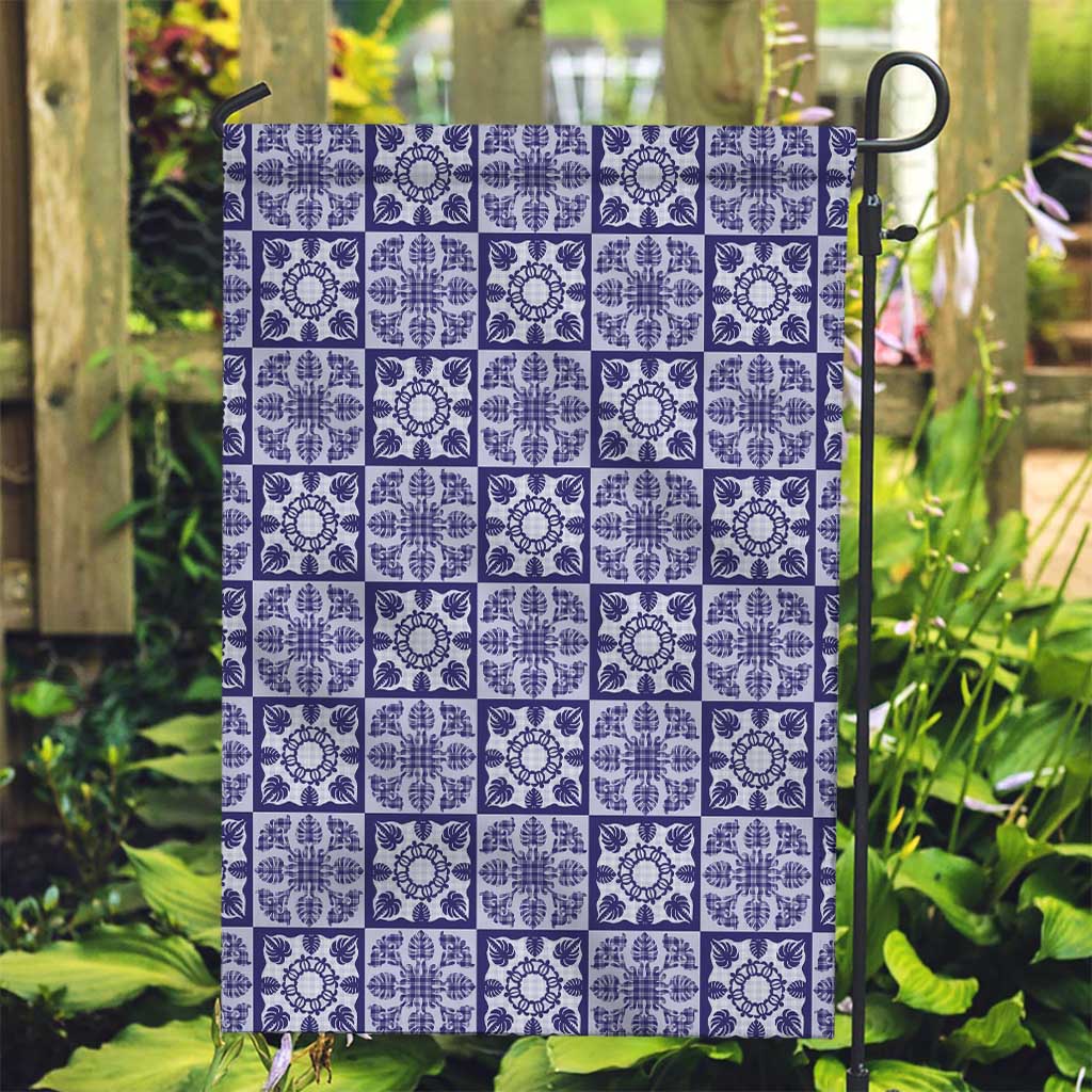 Polu Palaka Quilt Hawaii Garden Flag Hawaiian Tropical Monstera Sea Turtle