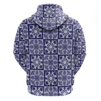 Polu Palaka Quilt Hawaii Hoodie Hawaiian Tropical Monstera Sea Turtle LT14 - Polynesian Pride
