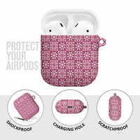 Akala Palaka Quilt Hawaii AirPods Case Hawaiian Tropical Monstera Sea Turtle LT14 - Polynesian Pride