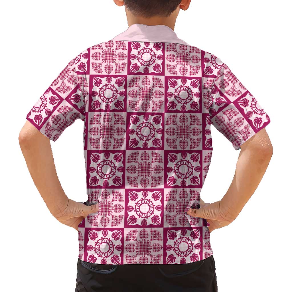 Akala Palaka Quilt Hawaii Hawaiian Shirt Hawaiian Tropical Monstera Sea Turtle LT14 - Polynesian Pride