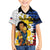 Personalised Philippines Women's Day Family Matching Long Sleeve Bodycon Dress and Hawaiian Shirt Filipino Golden Sun With Polynesian Pattern LT14 Son's Shirt Red - Polynesian Pride