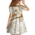 Gold Polynesia Family Matching Short Sleeve Bodycon Dress and Hawaiian Shirt Polynesian Turtle Shark Tattoo Tropical Vintage LT14