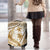 Gold Polynesia Luggage Cover Polynesian Turtle Shark Tattoo Tropical Vintage