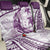 Purple Polynesia Back Car Seat Cover Polynesian Turtle Shark Tattoo Tropical Vintage LT14