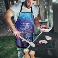 Polynesia Jellyfish Memorial Personalised Apron Infinity Jellies Polynesian Pattern