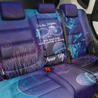 Polynesia Jellyfish Memorial Personalised Back Car Seat Cover Infinity Jellies Polynesian Pattern