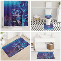 Polynesia Jellyfish Memorial Personalised Bathroom Set Infinity Jellies Polynesian Pattern