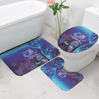 Polynesia Jellyfish Memorial Personalised Bathroom Set Infinity Jellies Polynesian Pattern