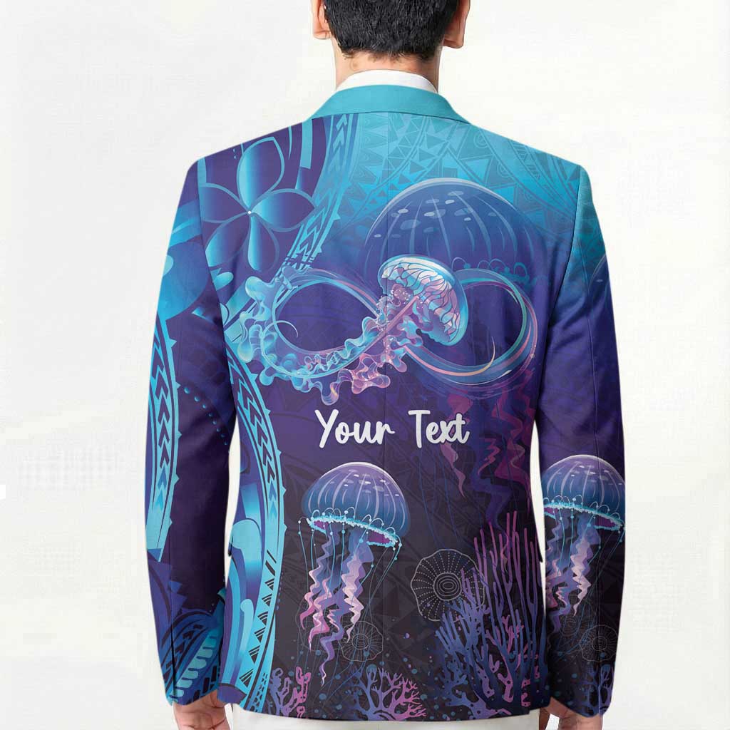 Polynesia Jellyfish Memorial Personalised Blazer Infinity Jellies Polynesian Pattern LT14 - Polynesian Pride