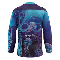 Polynesia Jellyfish Memorial Personalised Hockey Jersey Infinity Jellies Polynesian Pattern LT14 - Polynesian Pride