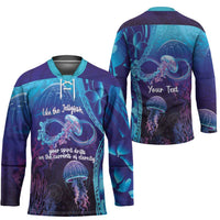 Polynesia Jellyfish Memorial Personalised Hockey Jersey Infinity Jellies Polynesian Pattern LT14 - Polynesian Pride