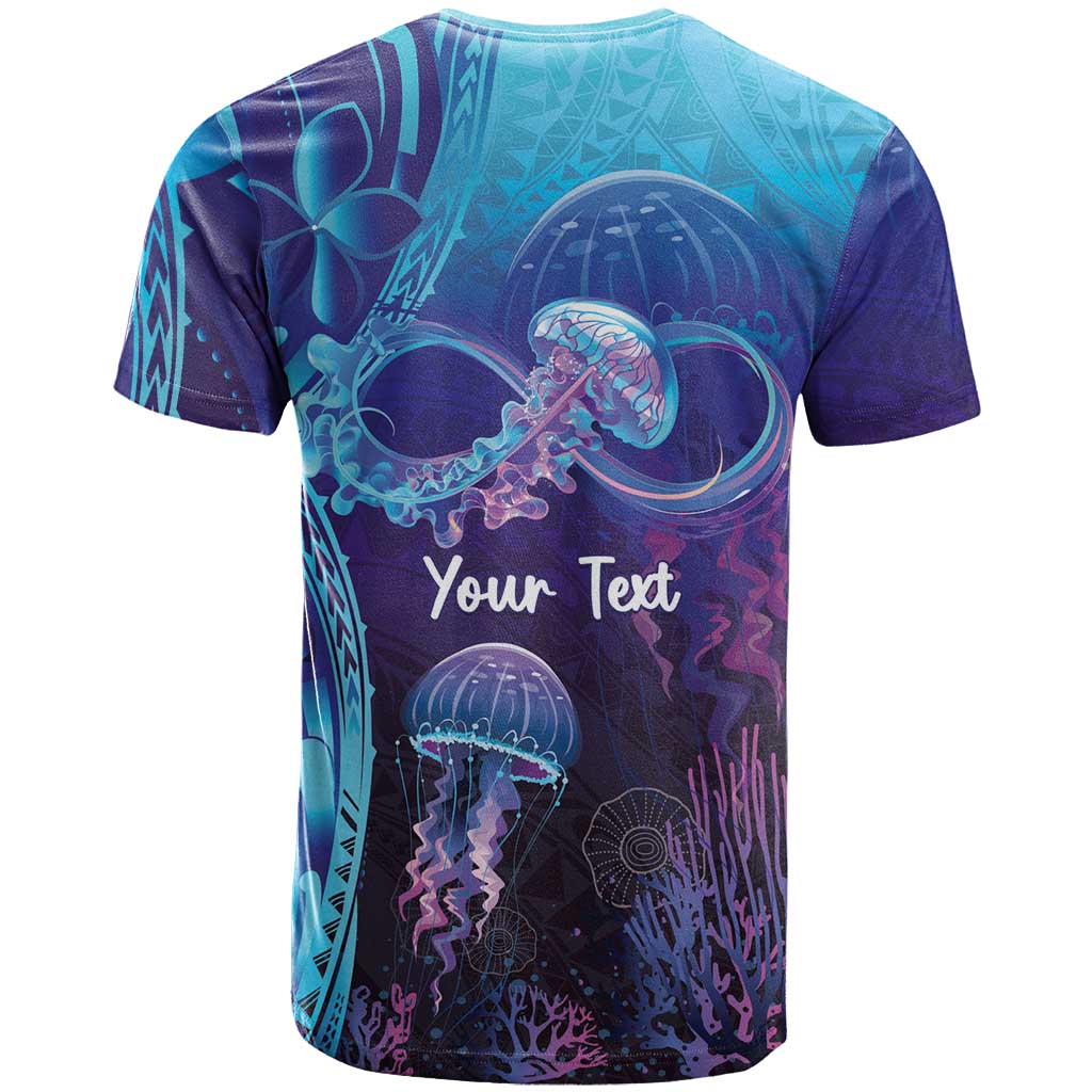 Polynesia Jellyfish Memorial Personalised T Shirt Infinity Jellies Polynesian Pattern LT14 - Polynesian Pride