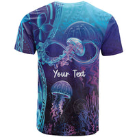 Polynesia Jellyfish Memorial Personalised T Shirt Infinity Jellies Polynesian Pattern LT14 - Polynesian Pride