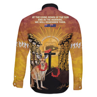 Australia And New Zealand ANZAC Family Matching Short Sleeve Bodycon Dress and Hawaiian Shirt Aussie Kangaroo With Aotearoa Kiwi Lest We Forget