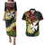 Wallis and Futuna Victory Day Couples Matching Puletasi and Hawaiian Shirt Liberty Equality Fraternity Polynesian Plumeria