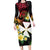 Wallis and Futuna Victory Day Family Matching Long Sleeve Bodycon Dress and Hawaiian Shirt Liberty Equality Fraternity Polynesian Plumeria