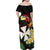 Wallis and Futuna Victory Day Family Matching Off Shoulder Maxi Dress and Hawaiian Shirt Liberty Equality Fraternity Polynesian Plumeria