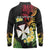 Wallis and Futuna Victory Day Long Sleeve Polo Shirt Liberty Equality Fraternity Polynesian Plumeria