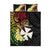 Wallis and Futuna Victory Day Quilt Bed Set Liberty Equality Fraternity Polynesian Plumeria