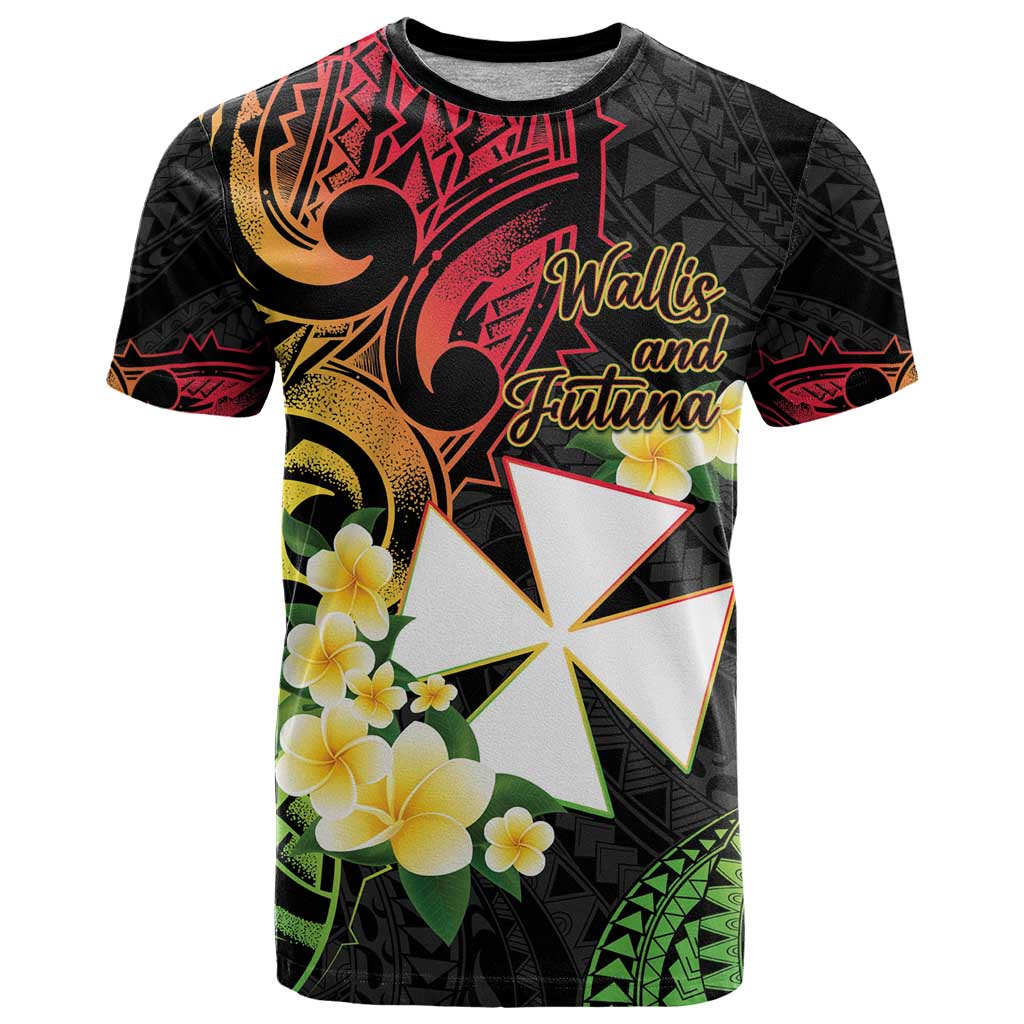 Wallis and Futuna Victory Day T Shirt Liberty Equality Fraternity Polynesian Plumeria