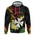 Wallis and Futuna Victory Day Zip Hoodie Liberty Equality Fraternity Polynesian Plumeria
