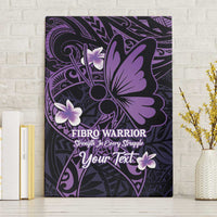 Personalised Fibromyalgia Awareness Month Canvas Wall Art Fibro Warrior Strength In Every Struggle