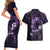 Personalised Fibromyalgia Awareness Month Couples Matching Short Sleeve Bodycon Dress and Hawaiian Shirt Fibro Warrior Strength In Every Struggle