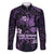 Personalised Fibromyalgia Awareness Month Family Matching Long Sleeve Bodycon Dress and Hawaiian Shirt Fibro Warrior Strength In Every Struggle