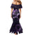 Personalised Fibromyalgia Awareness Month Family Matching Mermaid Dress and Hawaiian Shirt Fibro Warrior Strength In Every Struggle