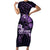 Personalised Fibromyalgia Awareness Month Family Matching Short Sleeve Bodycon Dress and Hawaiian Shirt Fibro Warrior Strength In Every Struggle