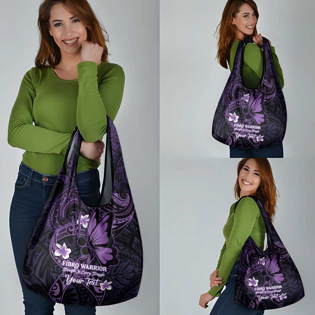 Personalised Fibromyalgia Awareness Month Grocery Bag Fibro Warrior Strength In Every Struggle