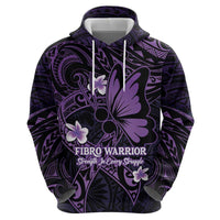 Personalised Fibromyalgia Awareness Month Hoodie Fibro Warrior Strength In Every Struggle