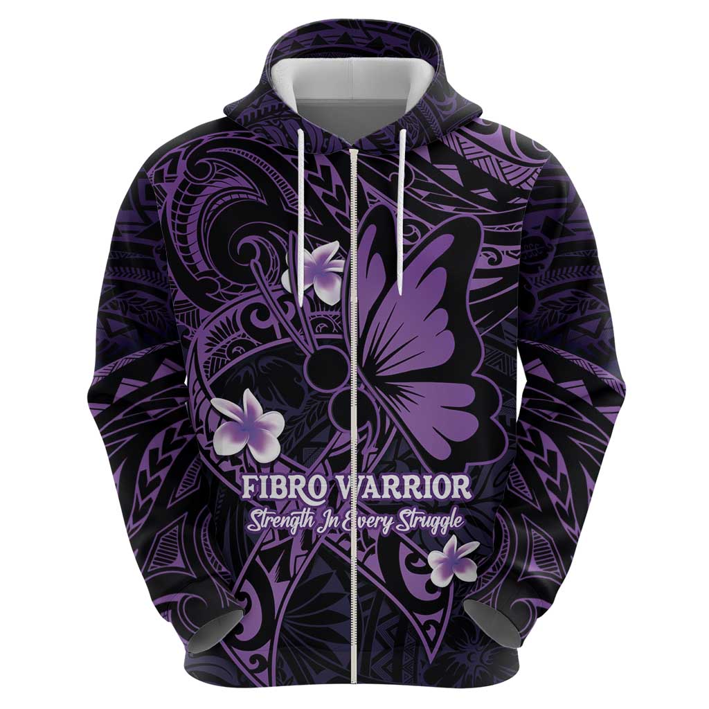 Personalised Fibromyalgia Awareness Month Hoodie Fibro Warrior Strength In Every Struggle