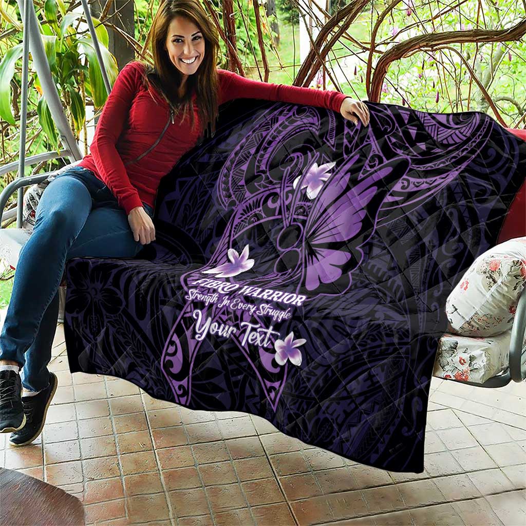 Personalised Fibromyalgia Awareness Month Quilt Fibro Warrior Strength In Every Struggle