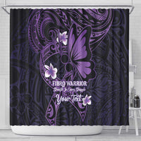 Personalised Fibromyalgia Awareness Month Shower Curtain Fibro Warrior Strength In Every Struggle